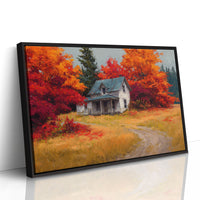 Harvest Home Beneath Fiery Canopy