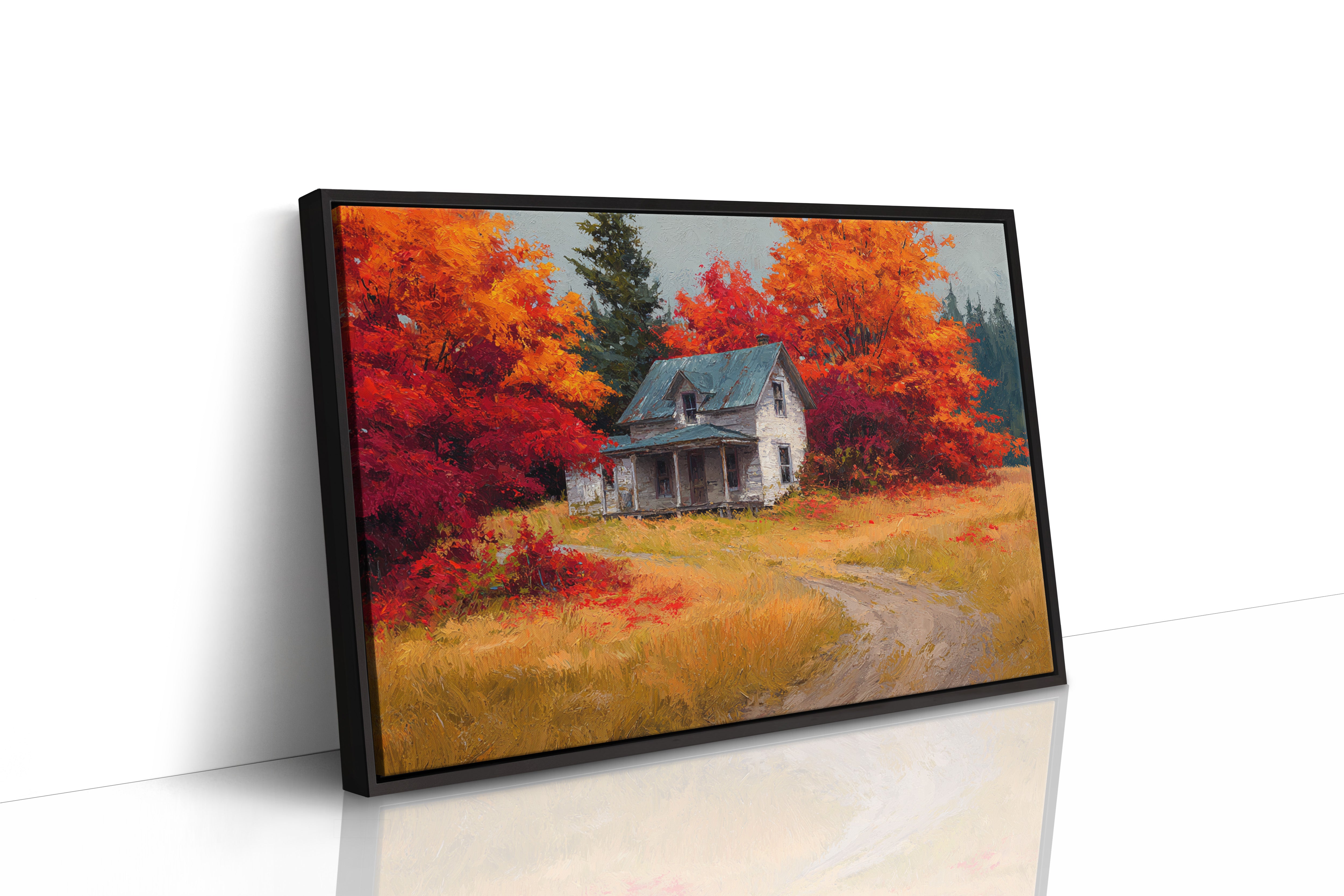 Harvest Home Beneath Fiery Canopy