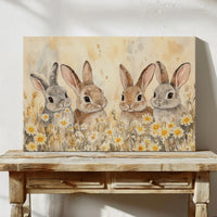 Cottontails Share Summer Daisy Tales
