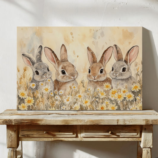 Cottontails Share Summer Daisy Tales