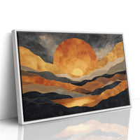 Mountains Hold The Copper Moon