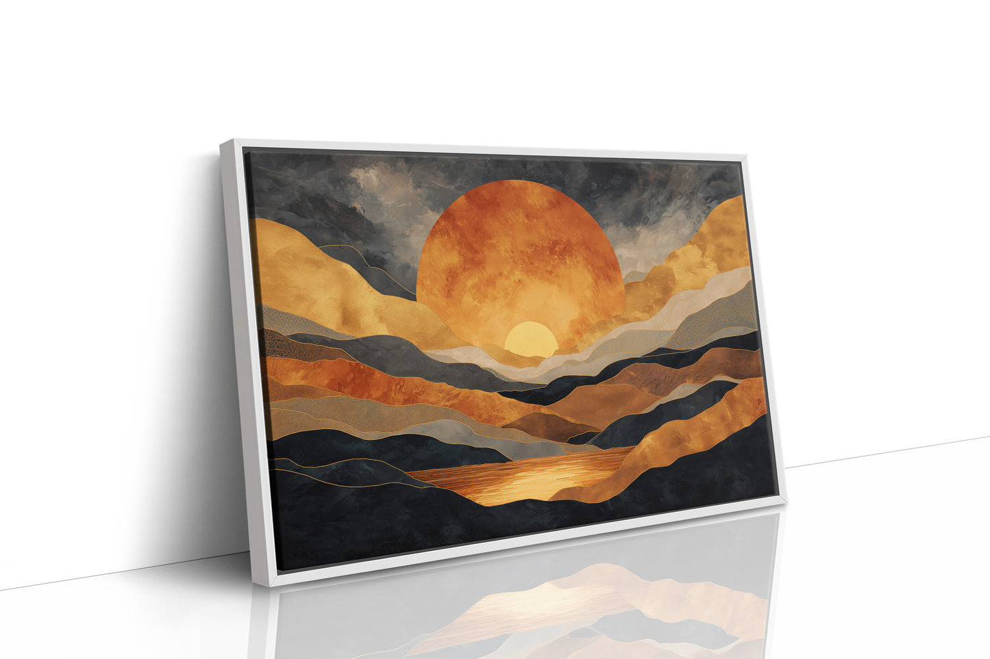 Mountains Hold The Copper Moon