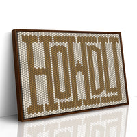 Howdy Western Mosaic Wall Greeting