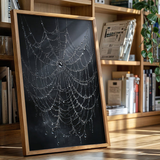 Intricate Threads of Morning Light