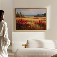 Crimson Meadows Paint October's Song