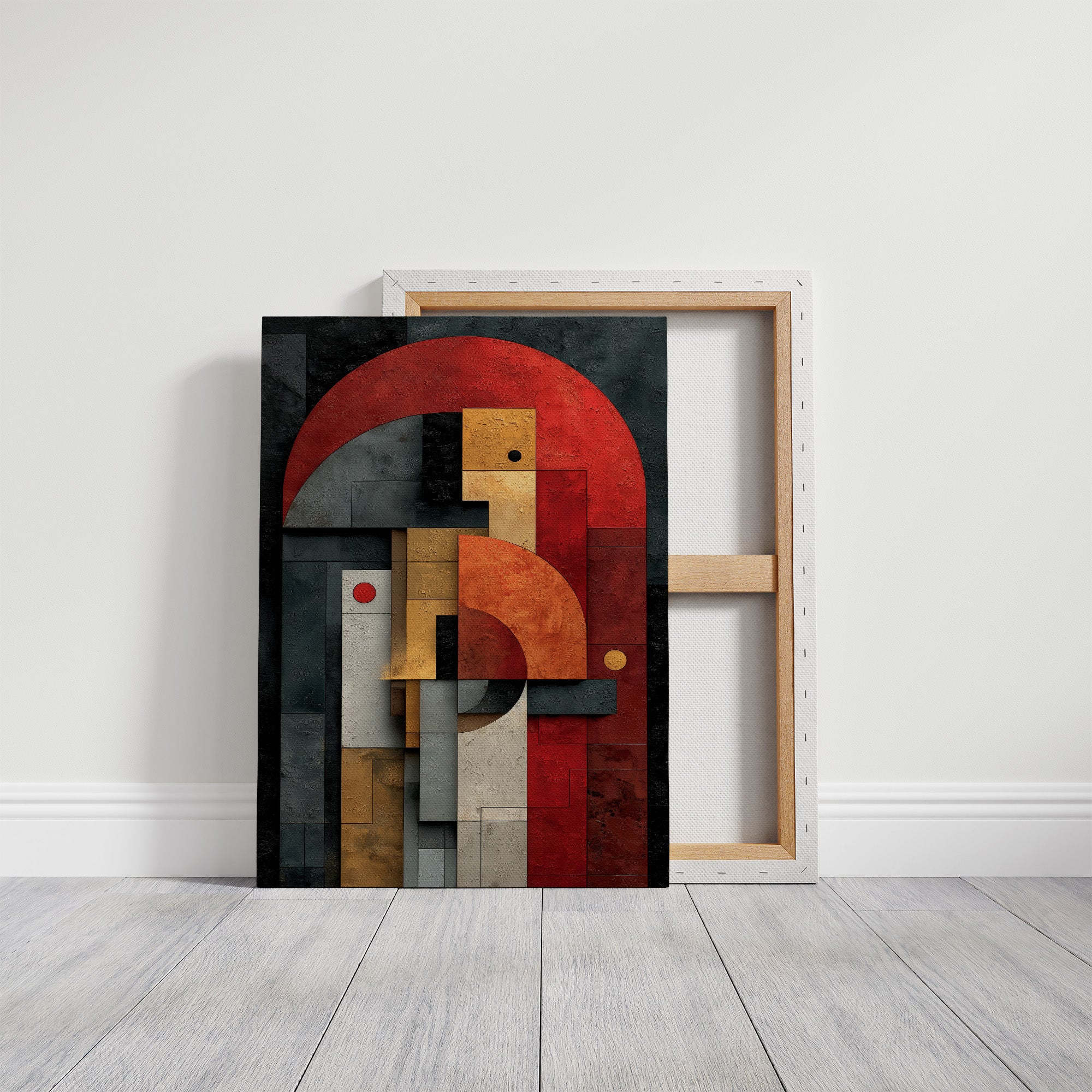 Geometric Rhythms In Rust And Steel