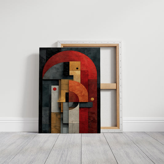 Geometric Rhythms In Rust And Steel