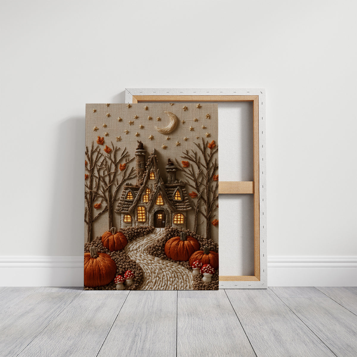 Stitched Cottage, Pumpkin Harvest