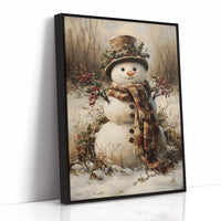 Winter's Charm In Plaid And Holly