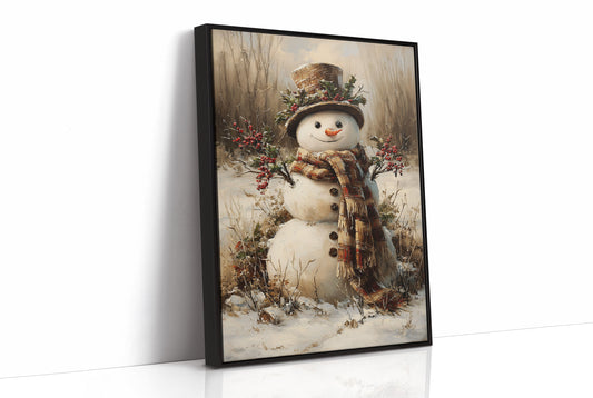 Winter's Charm In Plaid And Holly