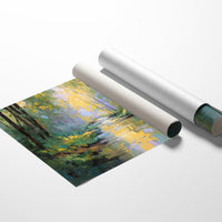 Sunlit Stream Carries Golden Dreams