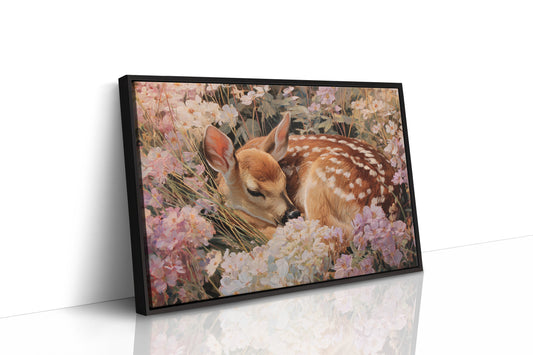 Nestled Among Petals' Embrace