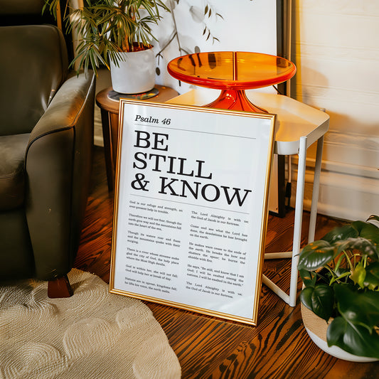 Be Still and Know Psalm 46