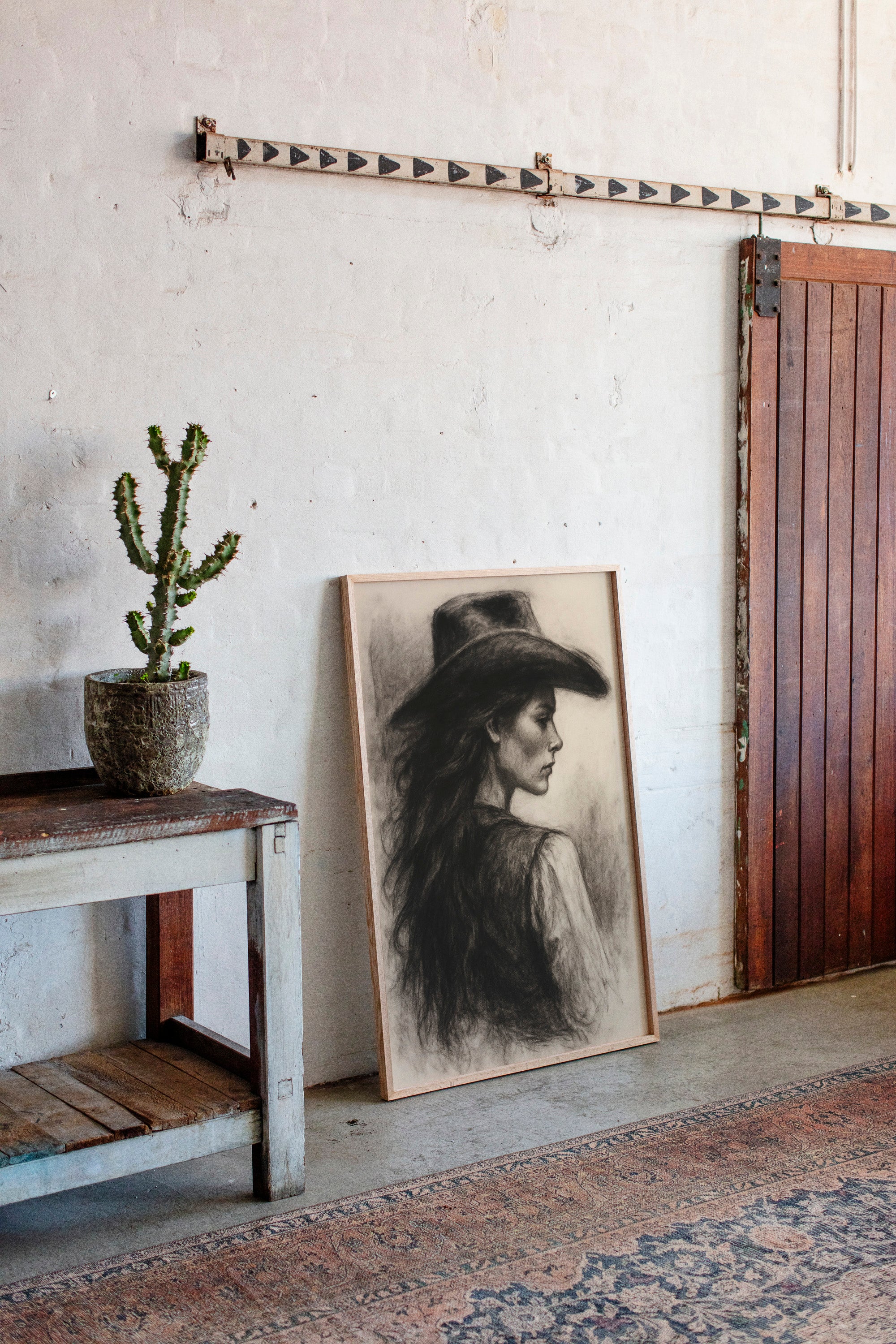 Cowgirl in Charcoal