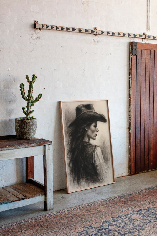 Cowgirl in Charcoal