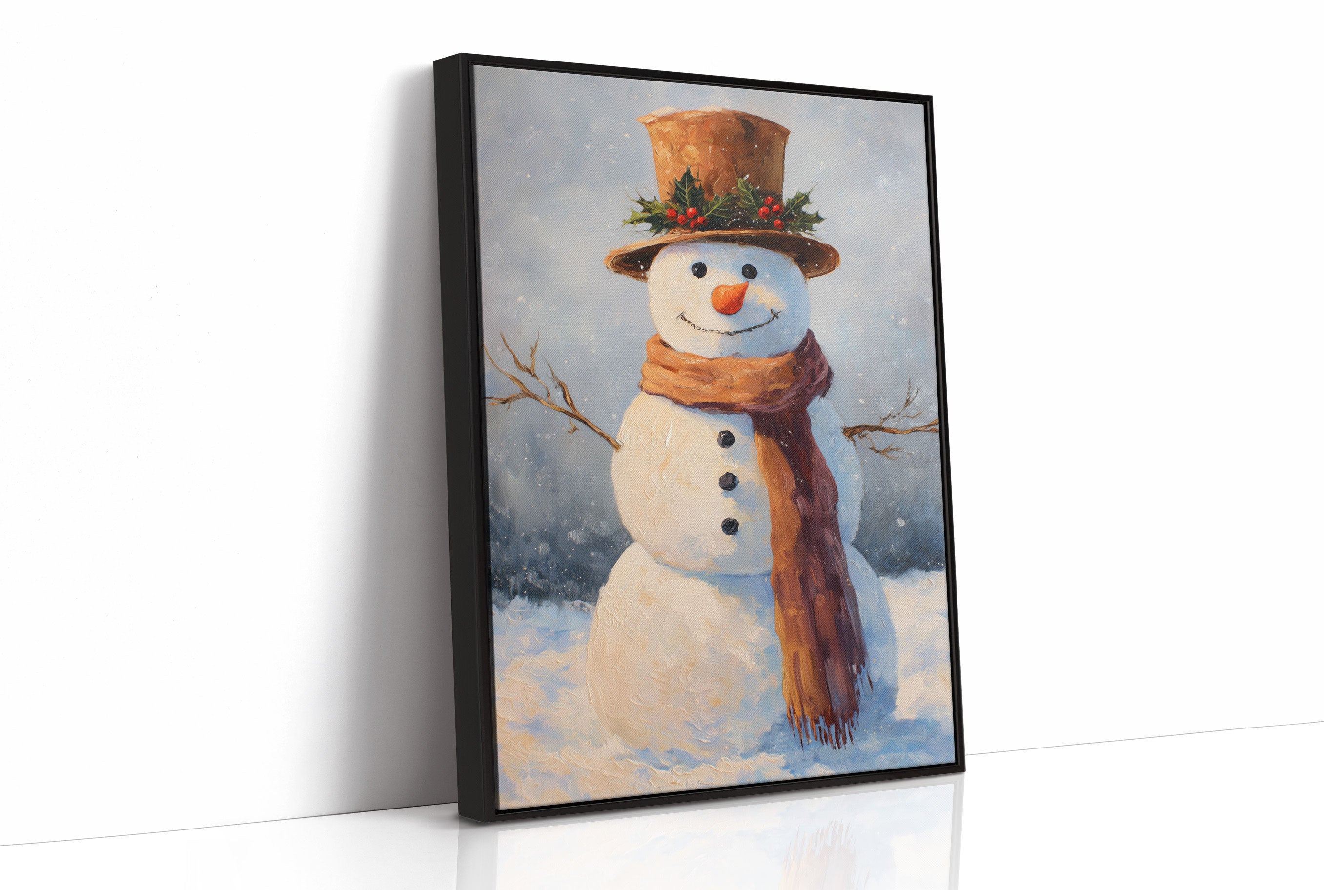 Frosty Wears His Holly Crown