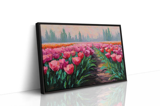 Path Through Petal-Laden Dreams