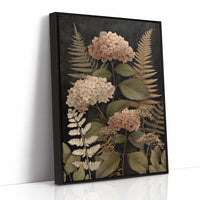 Blush Blooms Against Midnight Walls