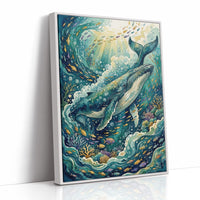 Ocean Giant: Watercolor Humpback Whale Study