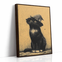 The Enchanted Feline Stares Back