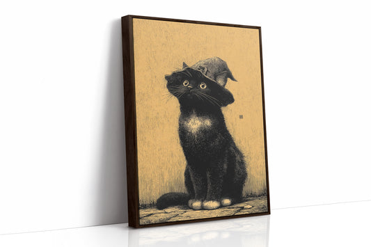 The Enchanted Feline Stares Back