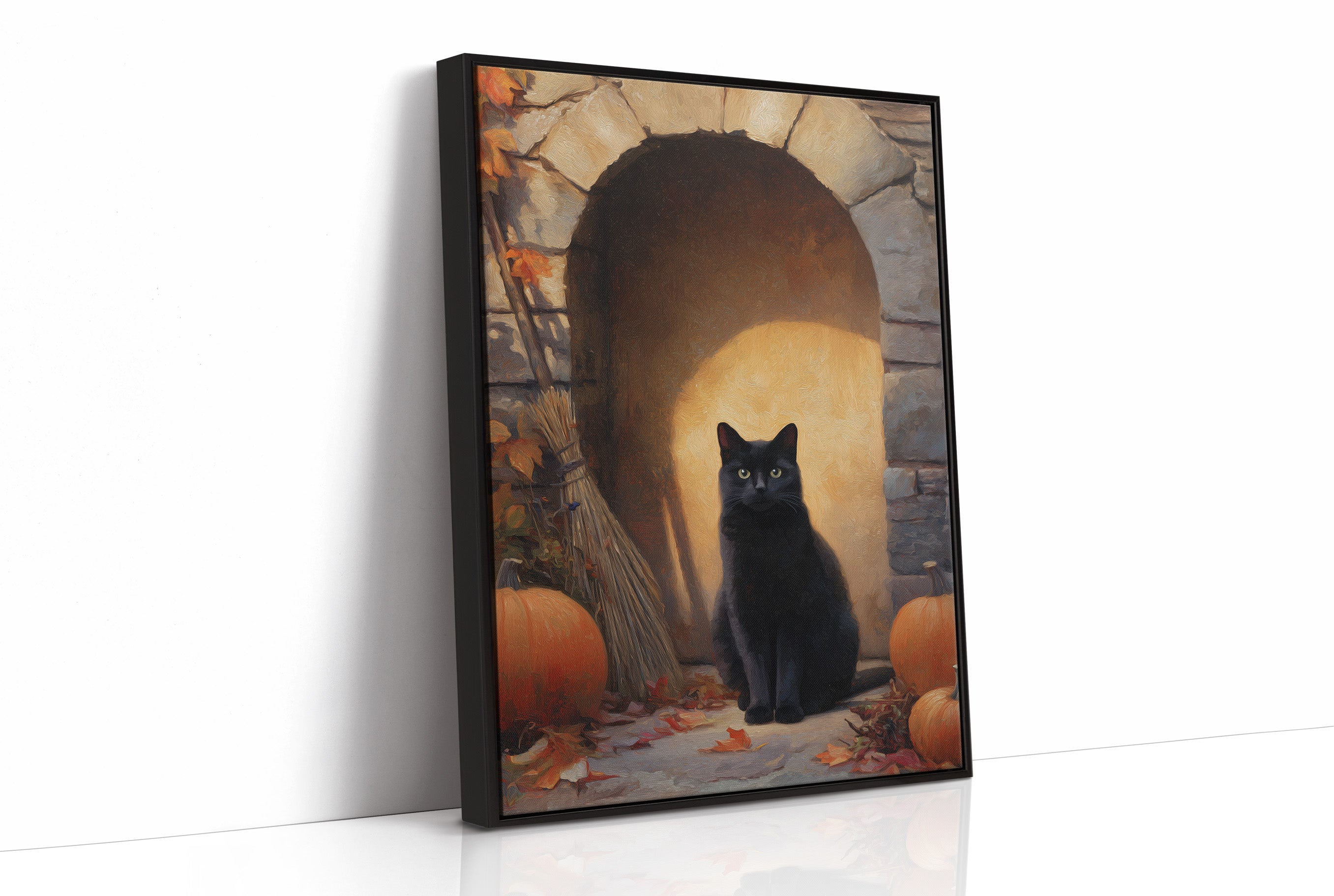 Autumn's Keeper In Stone Archway