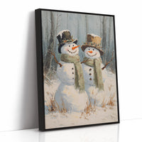 Snow Friends Share Winter's Gentle Song