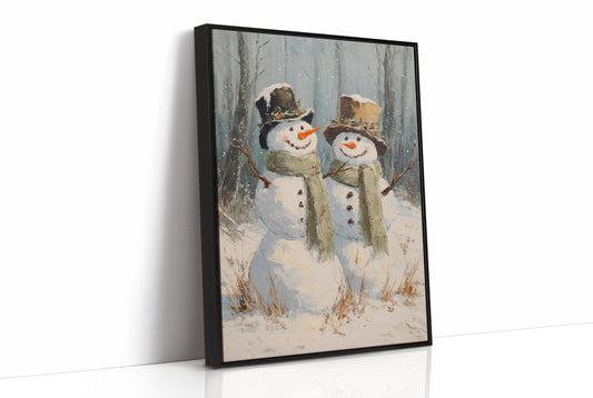 Snow Friends Share Winter's Gentle Song