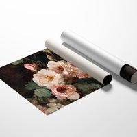 Blush Petals Dance In Lamplight