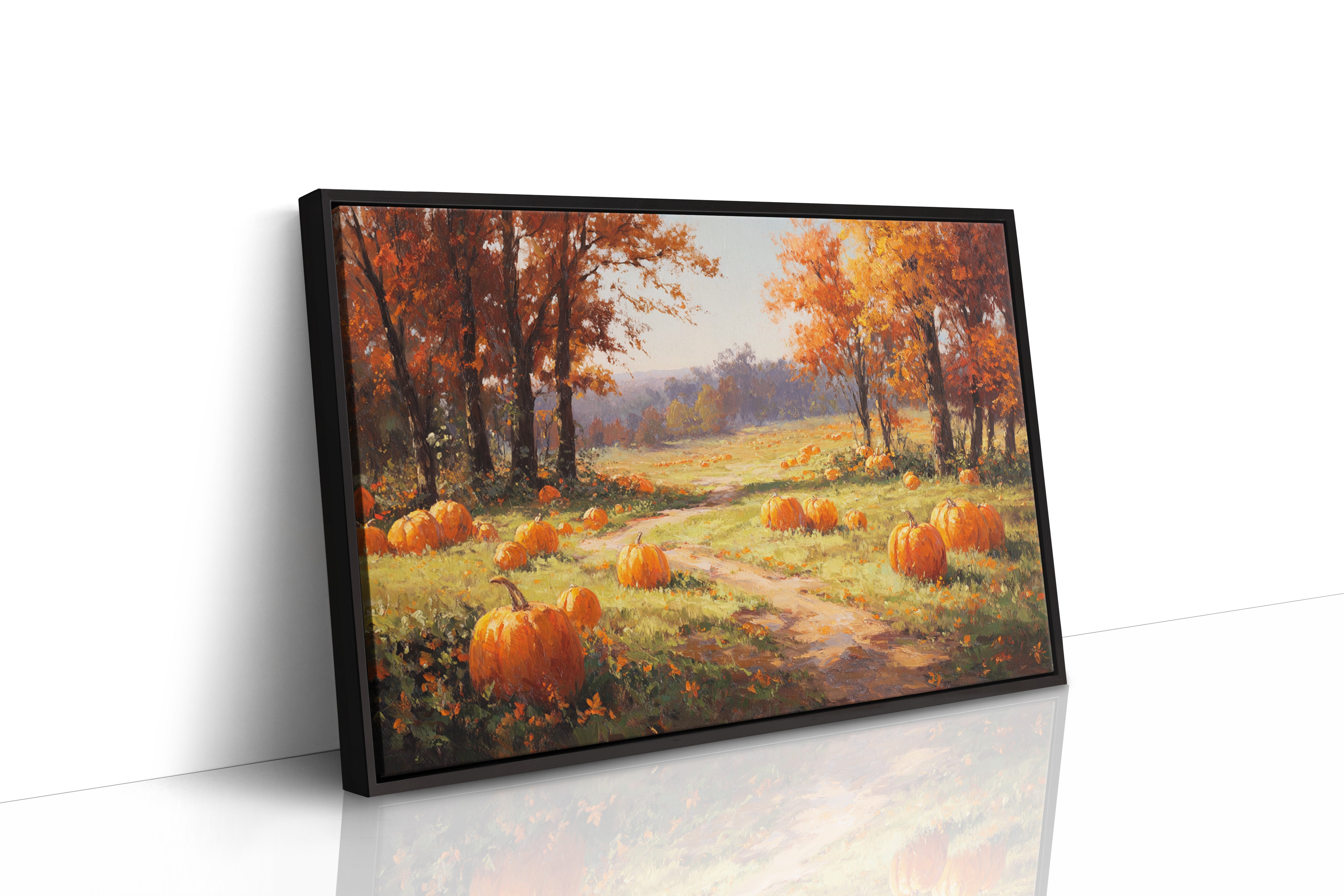Path Through Autumn's Harvest