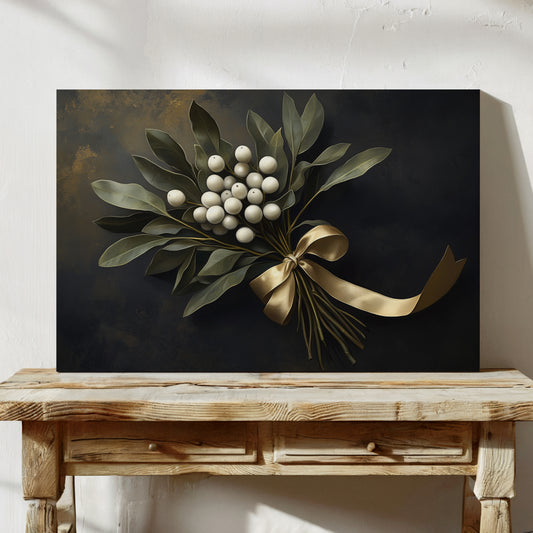 Winter Berries Bound In Golden Light