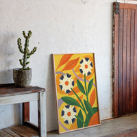 Cactus Meets Sunflower Folk Art