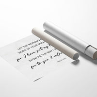 Morning Prayer In Wooden Frames