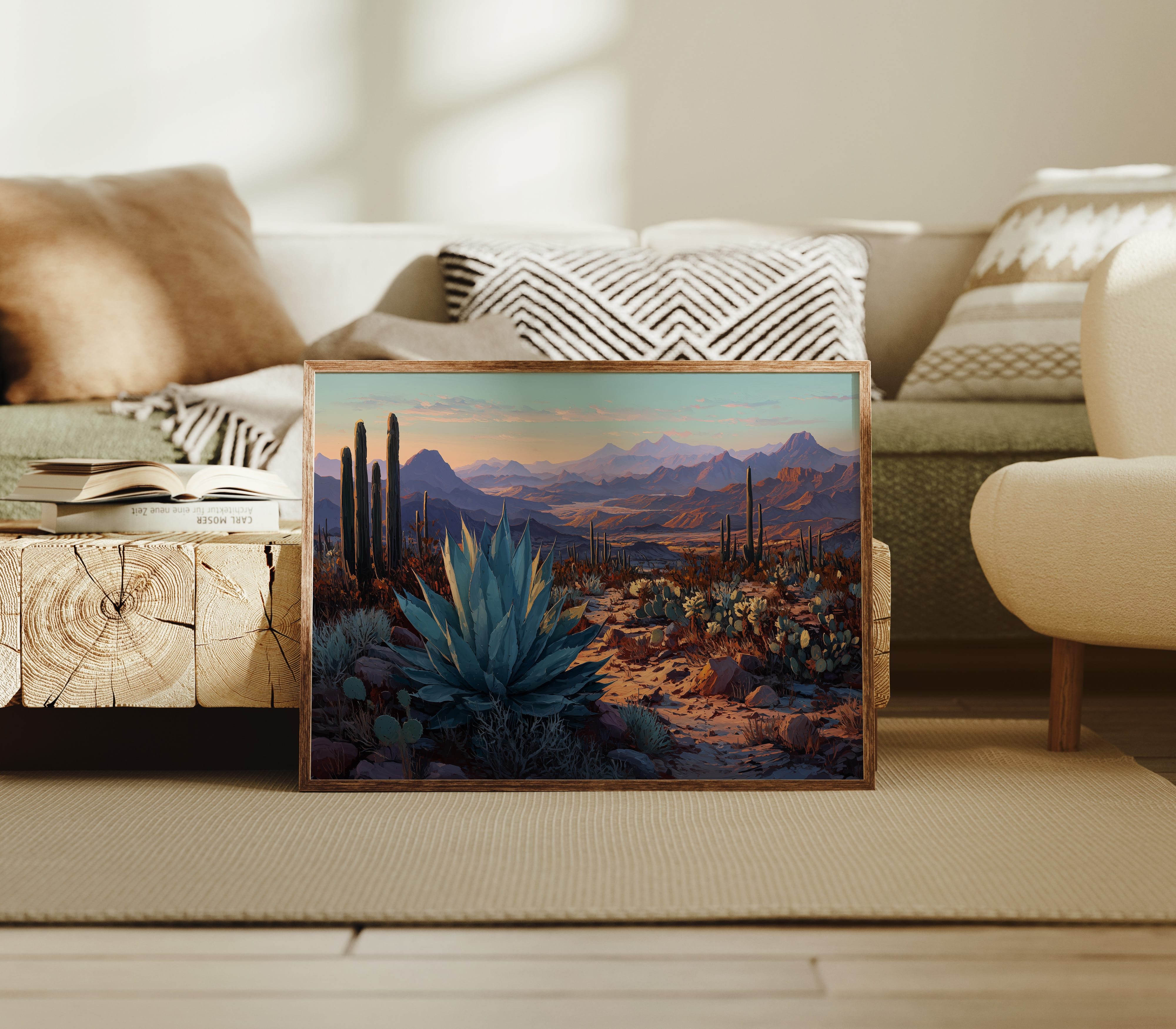 Blue Agave Greets Mountain Dawn