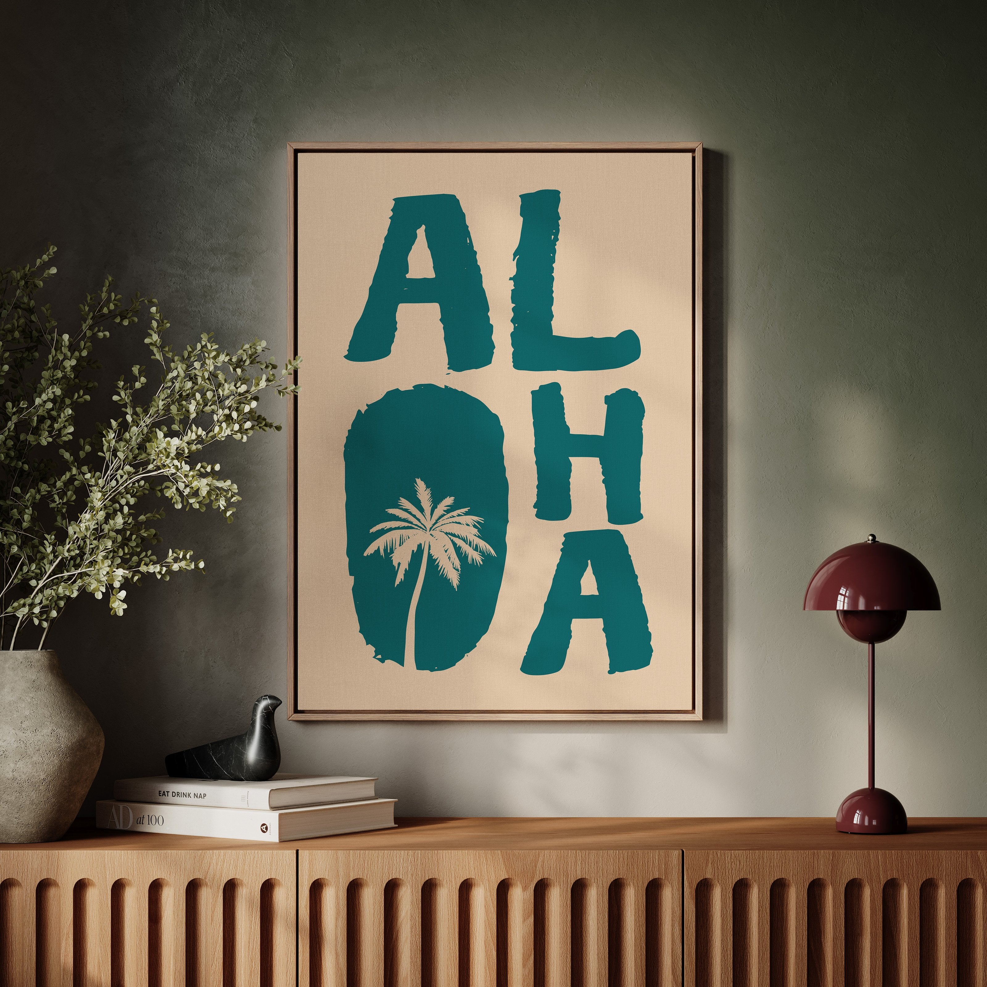 Island Letters Spell Summer Peace