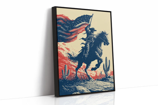 Freedom Rides Through Desert Winds