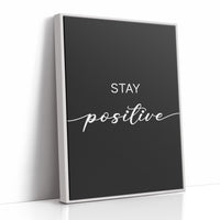 Stay Positive Script Typography