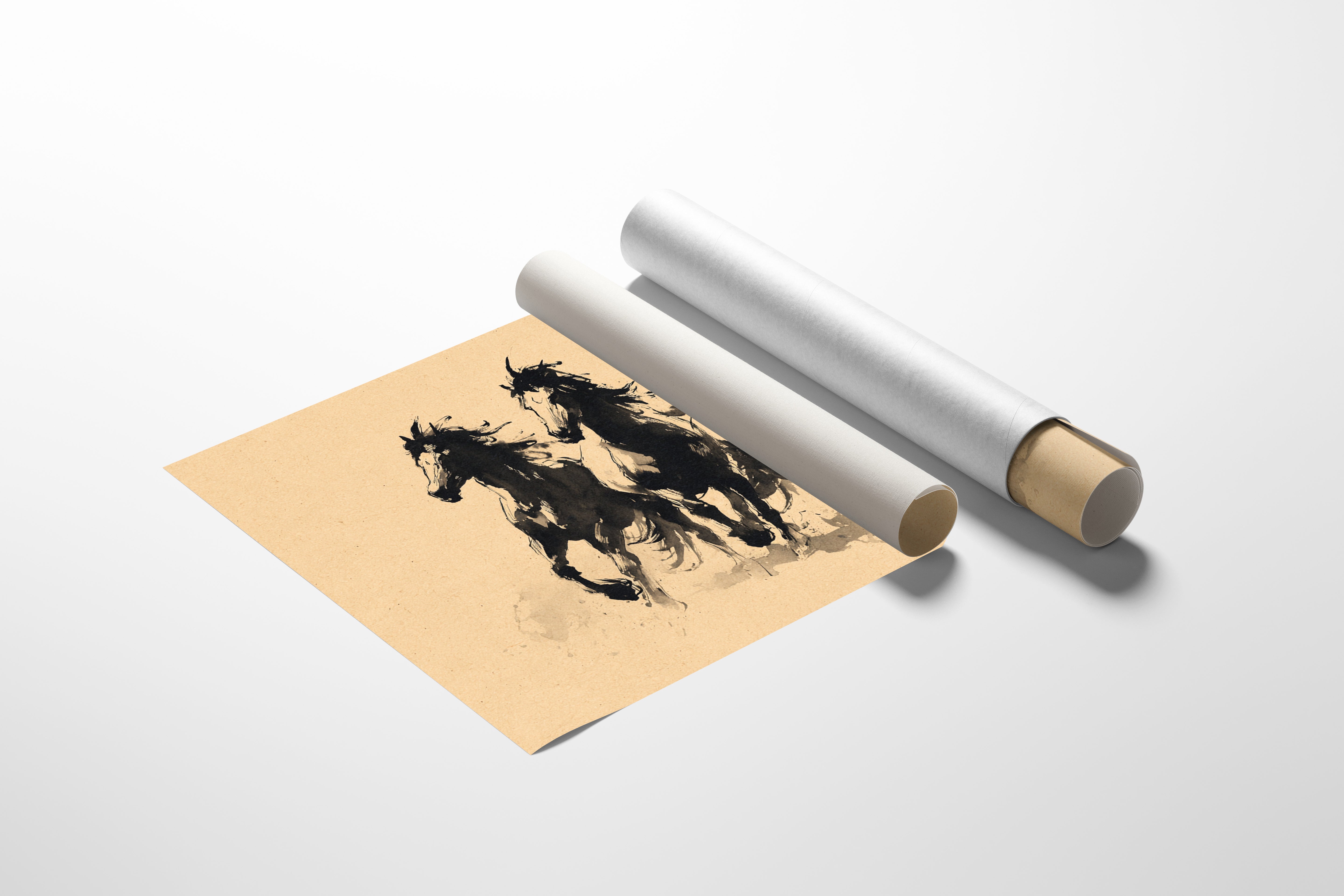 Wild Horses Dance In Ink