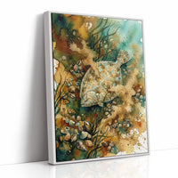 Sandy Camouflage: Watercolor Flounder Study