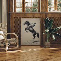 Wild Stallion Dances With Thunder