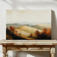 Autumn Hills Remember Golden Light