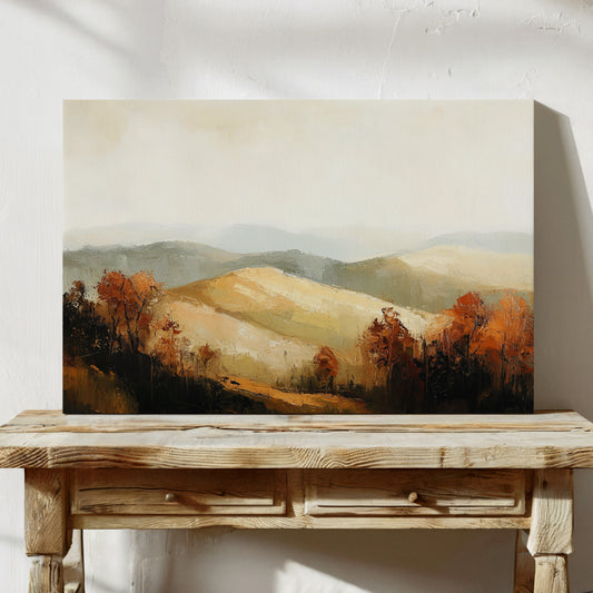 Autumn Hills Remember Golden Light