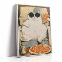 Round Shades, Round Belly, Round Pizza