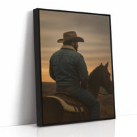 Cowboy at Dusk