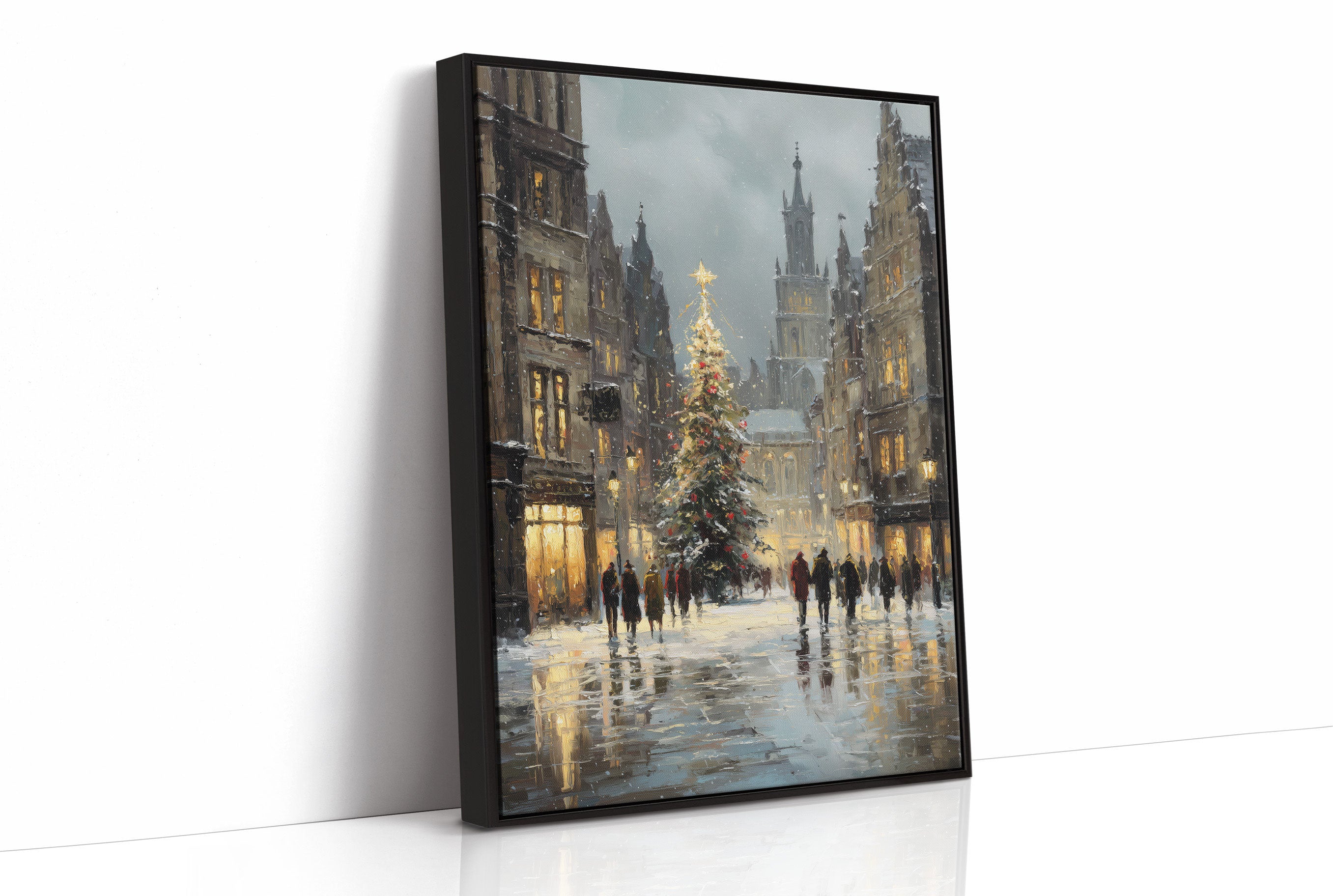 Snow Falls On Cathedral Square