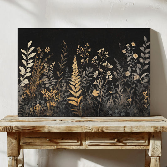 Midnight Garden Wears Golden Crown