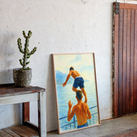 Summer Leaps Into Ocean Blue