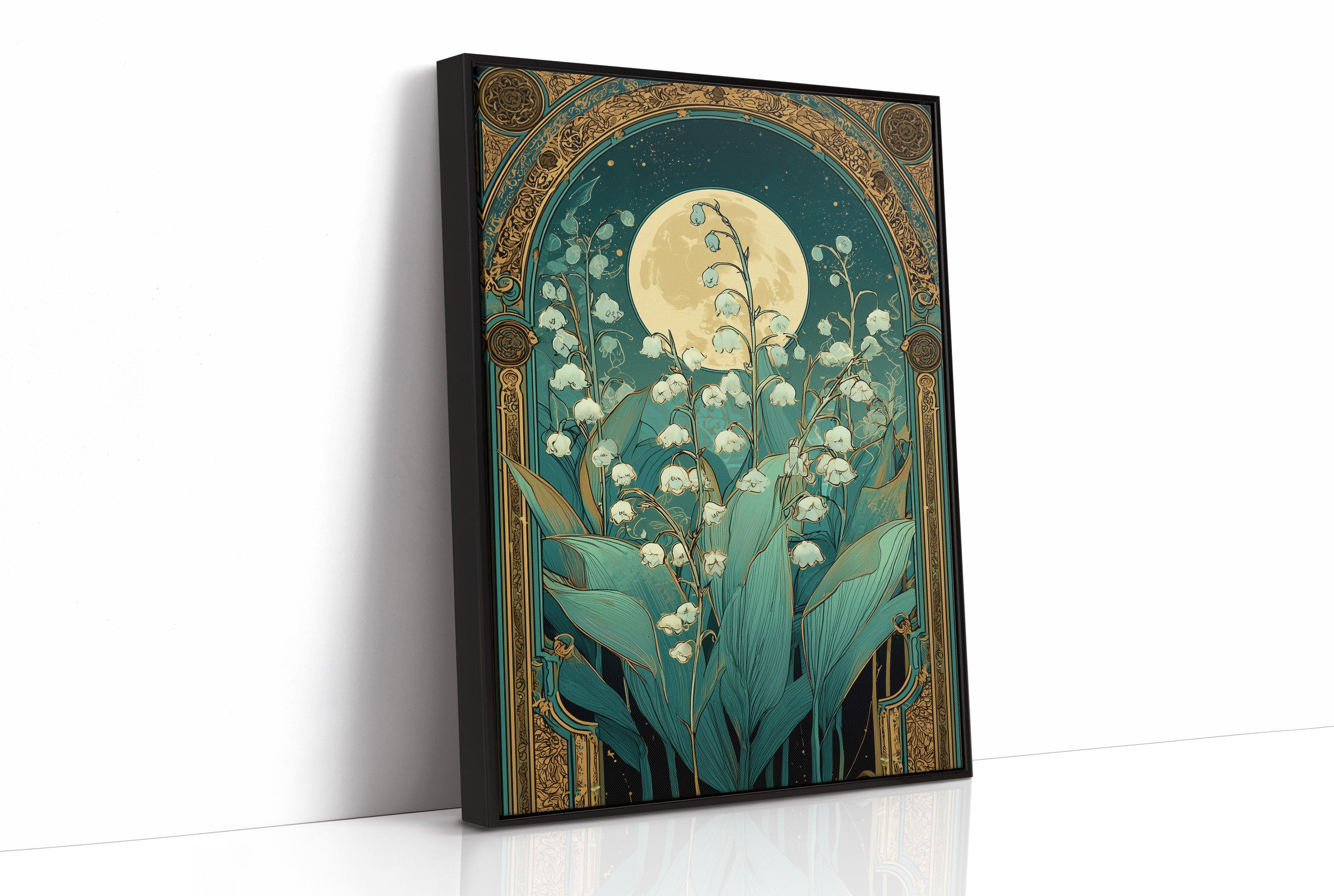 Moonlit Bells Under Starry Arch