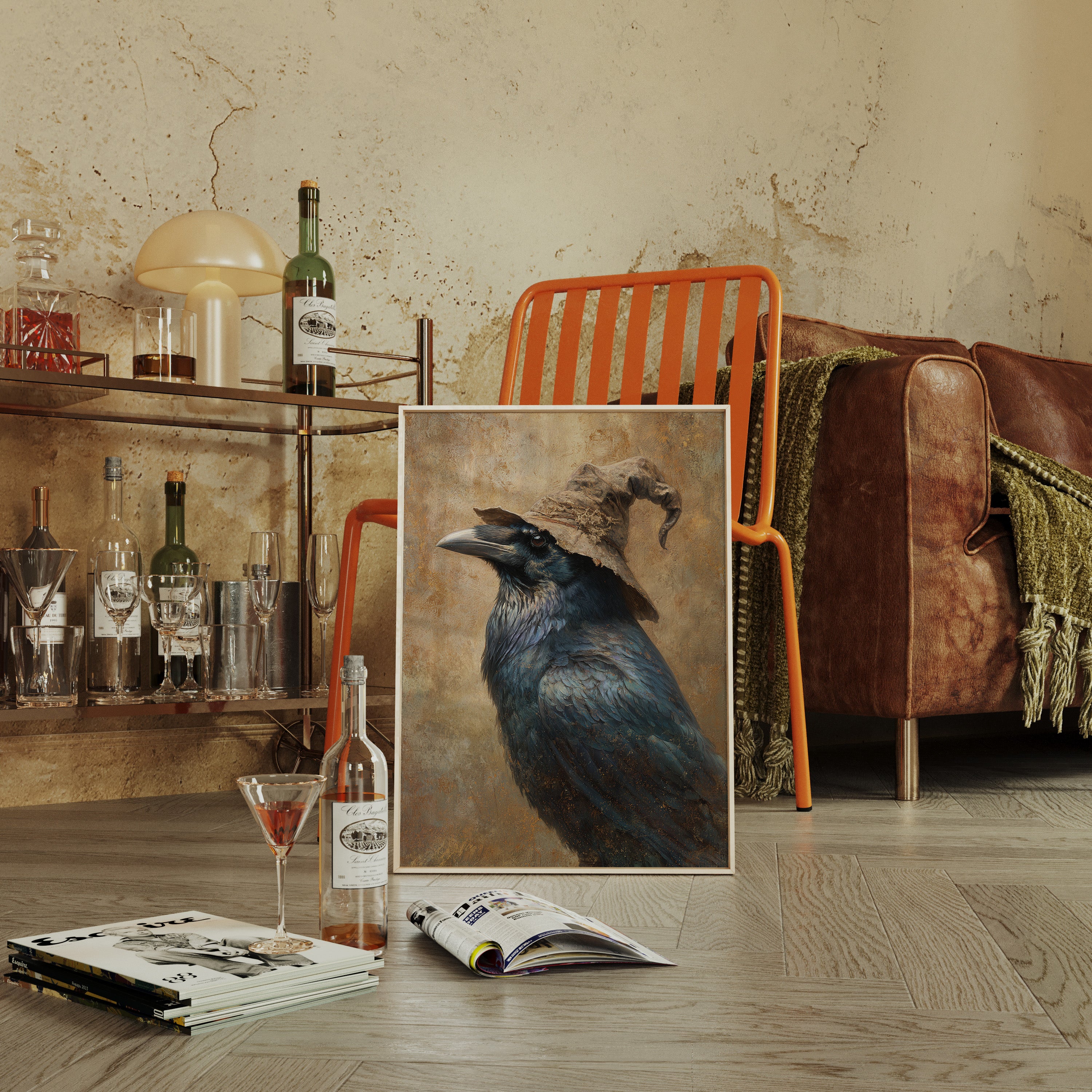 The Crow's Curious Attire