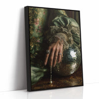 Pearls Dance Under Vintage Light